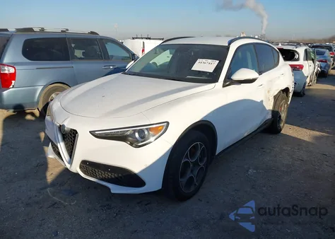2018 Alfa Romeo Stelvio Sport Awd from USA, damaged, VIN ZASFAKPN5J7B71962